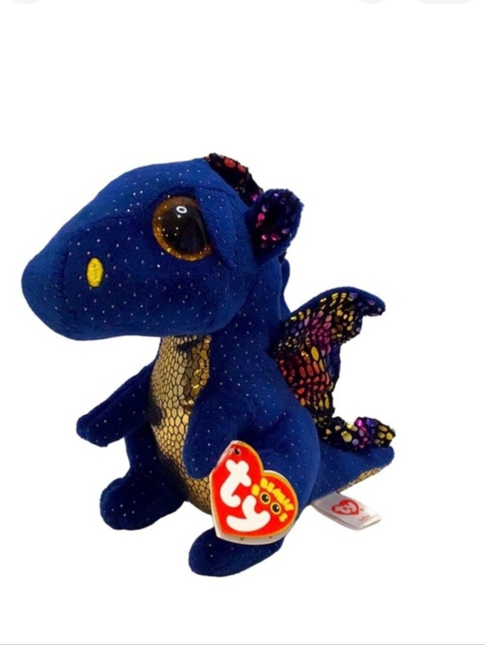 💚 FREE with any purchase ⭐️ TY “Saffire” Beanie Baby Dragon